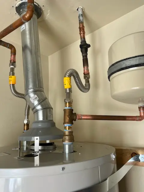 Water heater installation and plumbing repair in West Livingston